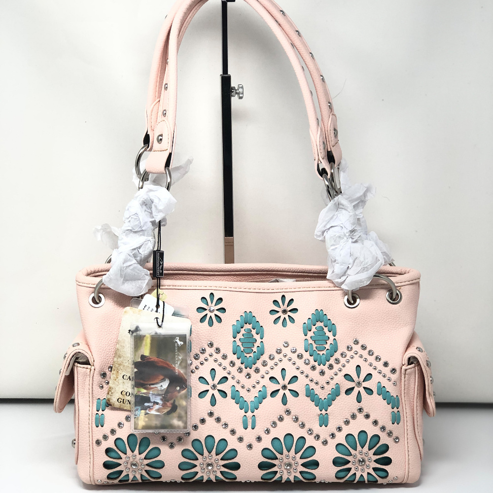 Montana West Aztec Concealed Handgun Satchel Bag - Picture 2 of 8